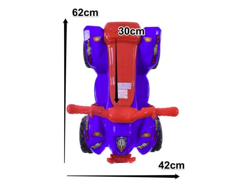 Electric Ride On 4-Wheel Quad Blue 3 Electric Ride On 4-Wheel Quad Blue - Image 3