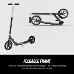 Mongoose Trace 200 Folding Scooter Black 12 Mongoose Trace 200 Folding Scooter Black -Oxford || XLC || Shimano Sales 1A3259b