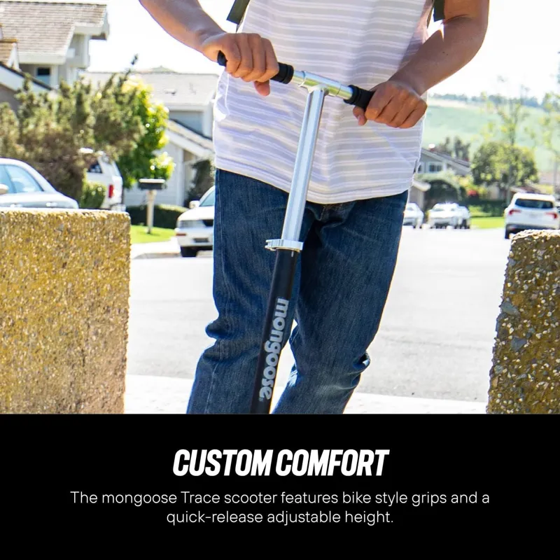 Mongoose Trace 200 Folding Scooter Black 5 Mongoose Trace 200 Folding Scooter Black - Image 5