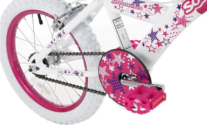 Sonic Glamour 2 16 Inch Wheel Kids BMX Bike Pink 5 Sonic Glamour 2 16 Inch Wheel Kids BMX Bike Pink - Image 5