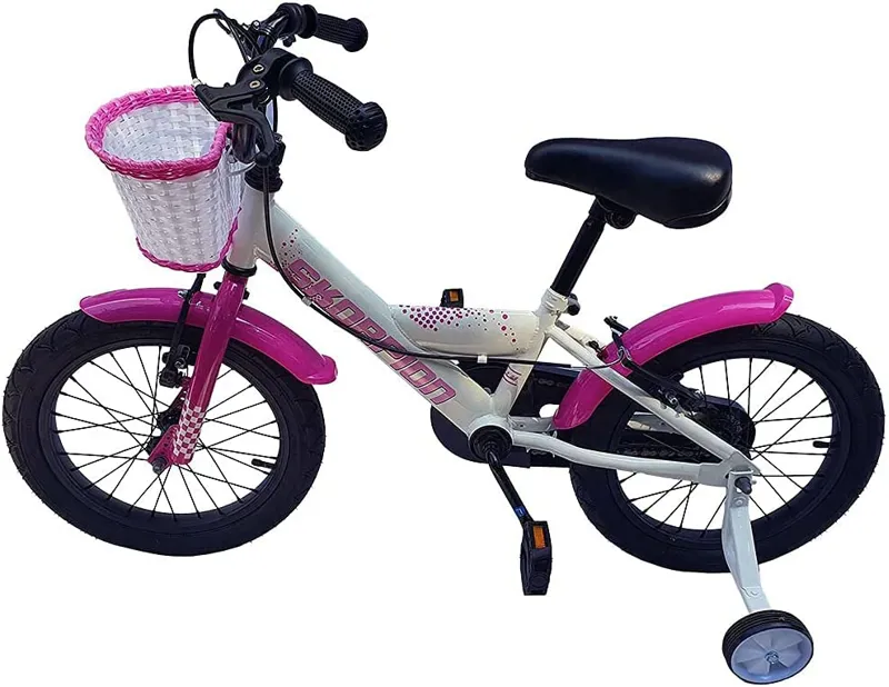 Skorpion Sally 16 Inch Wheel Kids Bike White Pink 5 Skorpion Sally 16 Inch Wheel Kids Bike White Pink - Image 5