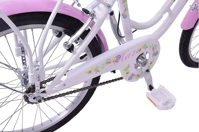 Ammaco Haze 16 Inch Wheel Heritage Kids Bike White 3 Ammaco Haze 16 Inch Wheel Heritage Kids Bike White - Image 3