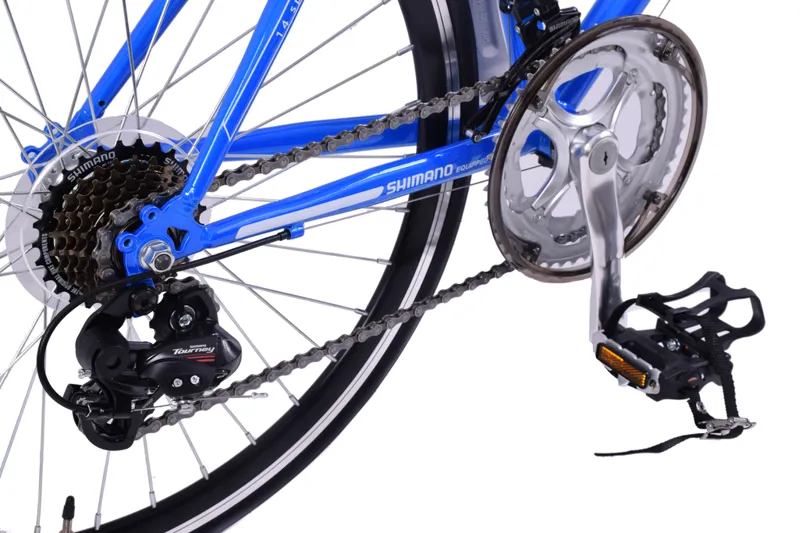 Ammaco Velocity 24 Inch Wheel Kids Road Sports Bike Blue 4 Ammaco Velocity 24 Inch Wheel Kids Road Sports Bike Blue - Image 4