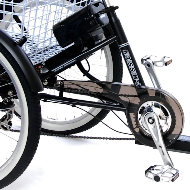 Mission E-Mission Electric Adult Tricycle Black 2 Mission E-Mission Electric Adult Tricycle Black - Image 2