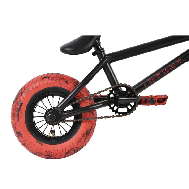 Invert Supreme Mini BMX Black And Red 8 Invert Supreme Mini BMX Black And Red - Image 8