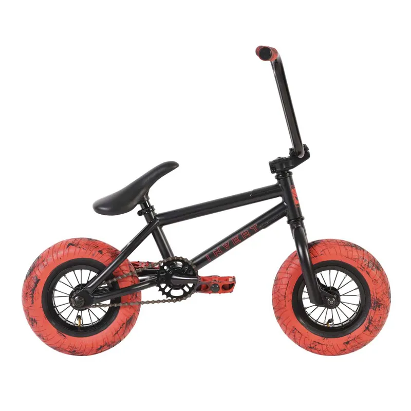 Invert Supreme Mini BMX Black And Red 3 Invert Supreme Mini BMX Black And Red - Image 3