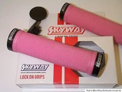 Skyway Lock On Handlebar Grips Pink