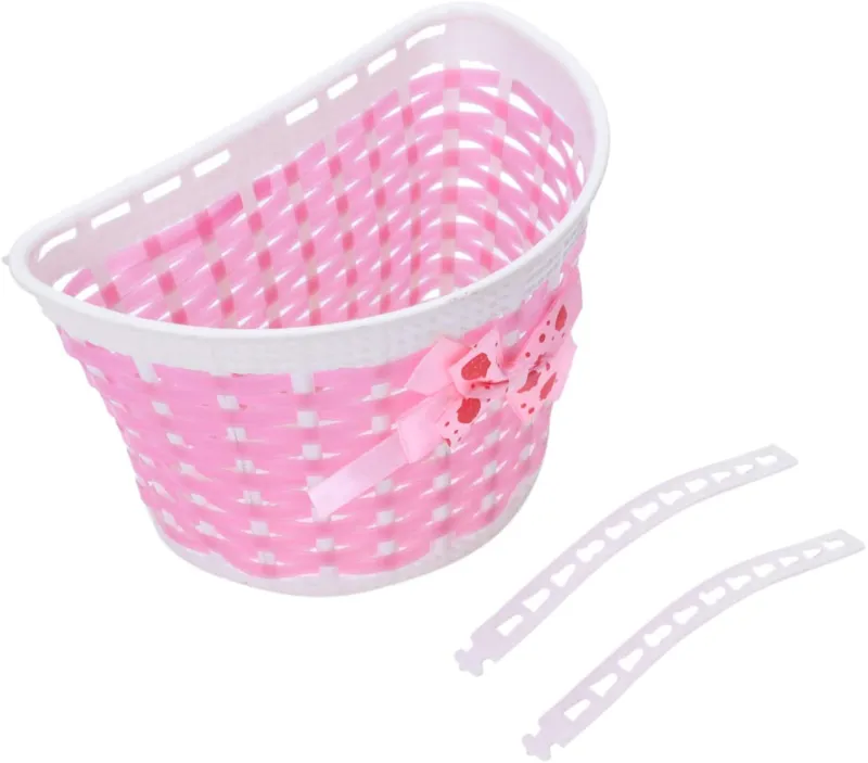 Kids Basket Pink Bow 2 Kids Basket Pink Bow - Image 2