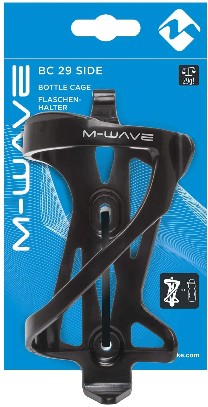 M-Wave BC 29 Side Bottle Cage Black 2 M-Wave BC 29 Side Bottle Cage Black - Image 2