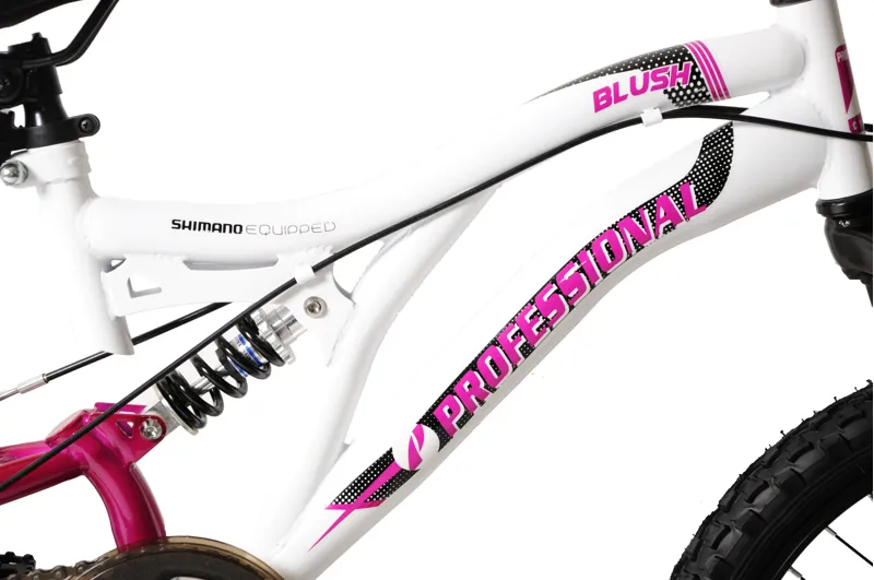 Professional Blush 20 Inch Wheel Mountain Bike White 3 Professional Blush 20 Inch Wheel Mountain Bike White - Image 3