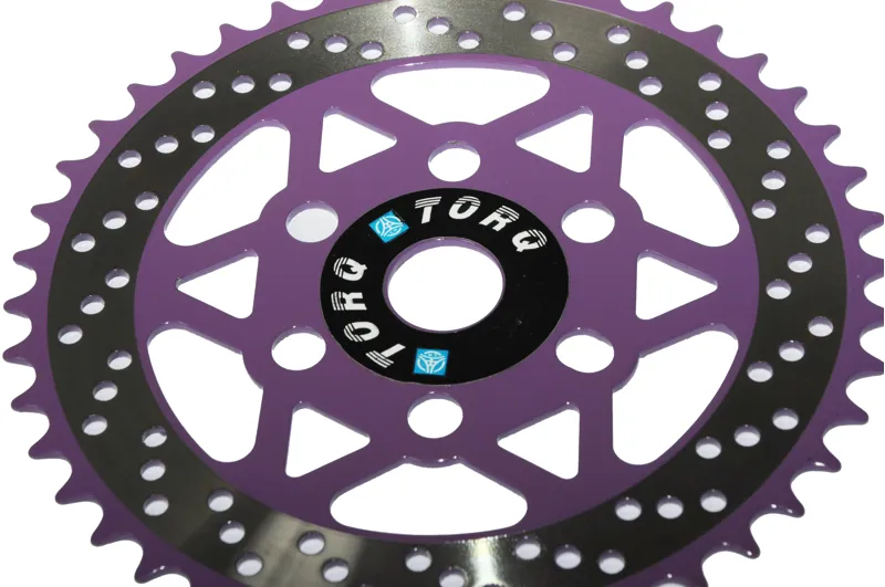Torq One Piece Crank Chainring 44T Purple 2 Torq One Piece Crank Chainring 44T Purple - Image 2