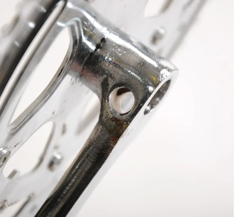 Oxford Cottered Double Chainset 42/52T Chrome 3 Oxford Cottered Double Chainset 42/52T Chrome - Image 3