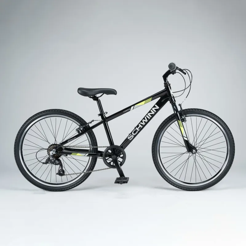 Schwinn Campus 24 Inch Wheel Kids Mountain Bike Black 1 Schwinn Campus 24 Inch Wheel Kids Mountain Bike Black