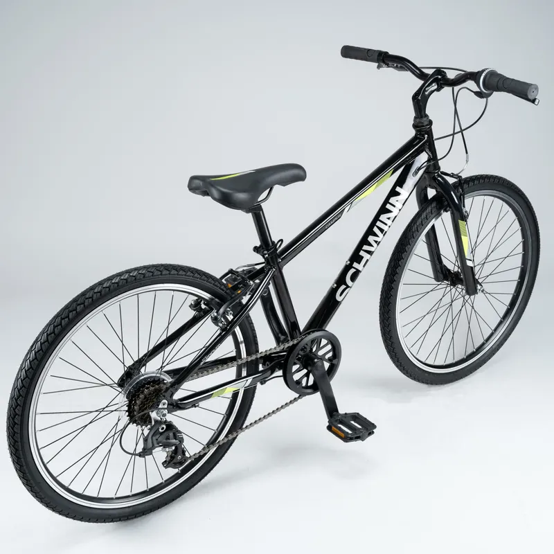 Schwinn Campus 24 Inch Wheel Kids Mountain Bike Black 2 Schwinn Campus 24 Inch Wheel Kids Mountain Bike Black - Image 2