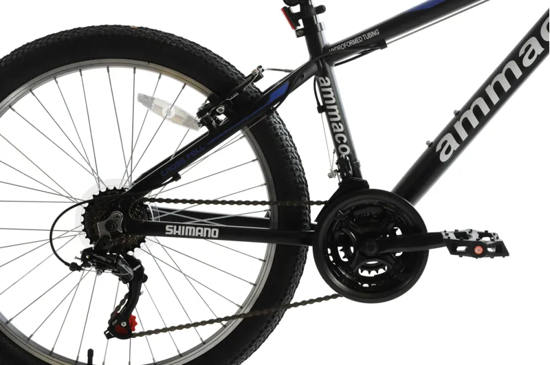 Ammaco Crossfell 24 Inch Kids Mountain Bike Black And Blue 2 Ammaco Crossfell 24 Inch Kids Mountain Bike Black And Blue - Image 2