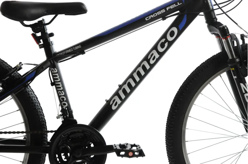 Ammaco Crossfell 24 Inch Kids Mountain Bike Black And Blue 3 Ammaco Crossfell 24 Inch Kids Mountain Bike Black And Blue - Image 3