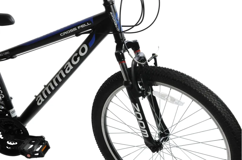 Ammaco Crossfell 24 Inch Kids Mountain Bike Black And Blue 4 Ammaco Crossfell 24 Inch Kids Mountain Bike Black And Blue - Image 4