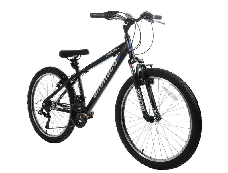 Ammaco Crossfell 24 Inch Kids Mountain Bike Black And Blue 1 Ammaco Crossfell 24 Inch Kids Mountain Bike Black And Blue
