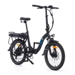 Chill-e Low Step Folding Electric Bike Black