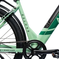 Ampere Deluxe Step Through 700c Wheel Electric Bike Green