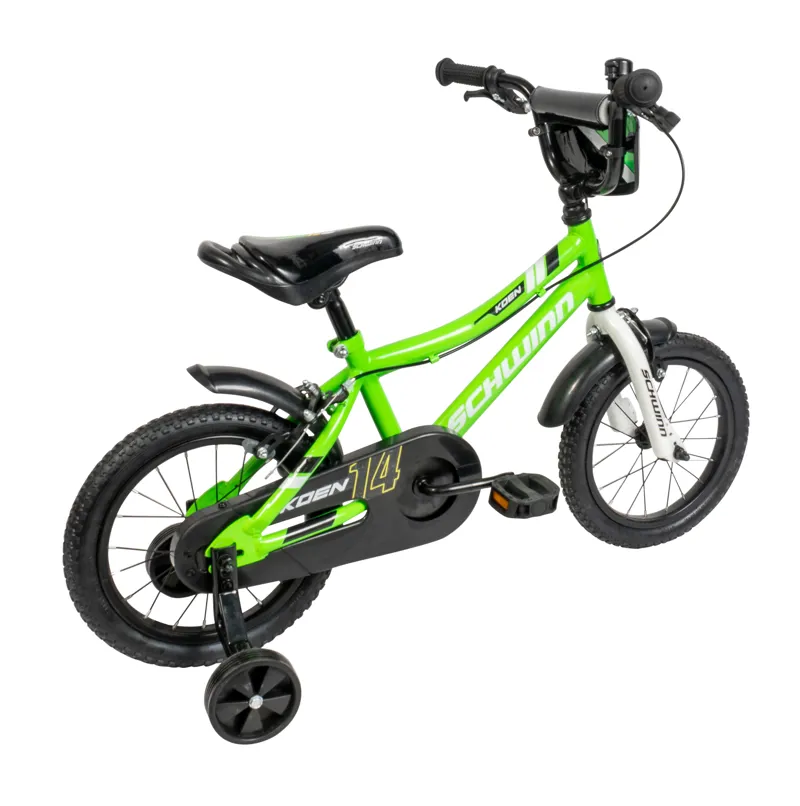 Schwinn Koen 14 Inch Wheel Kids BMX Bike Green 2 Schwinn Koen 14 Inch Wheel Kids BMX Bike Green - Image 2