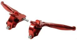 BMX MX Style Brake Levers Red