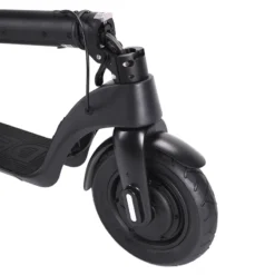 Decent One 350w Electric Scooter 13 Decent One 350w Electric Scooter -Oxford || XLC || Shimano Sales Decent One Electric Scooter right three quarter front wheel detail