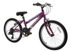 Ammaco Eclipse 18 Inch Wheel Kids Mountain Bike Purple