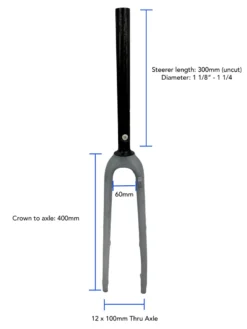 GT Grade 700c Gravel Fork - Raw Unpainted Finish 14 GT Grade 700c Gravel Fork - Raw Unpainted Finish -Oxford || XLC || Shimano Sales F3031g