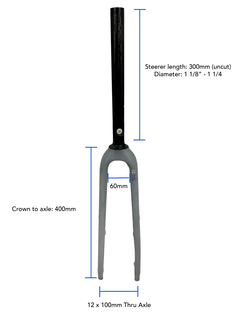 GT Grade 700c Gravel Fork - Raw Unpainted Finish 7 GT Grade 700c Gravel Fork - Raw Unpainted Finish - Image 7
