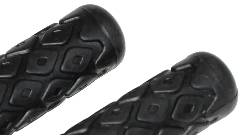 BMX Flanged Handlebar Grips Black 2 BMX Flanged Handlebar Grips Black - Image 2