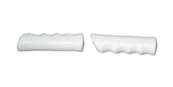 Plastiche Cassano 19mm Handlebar Grips White