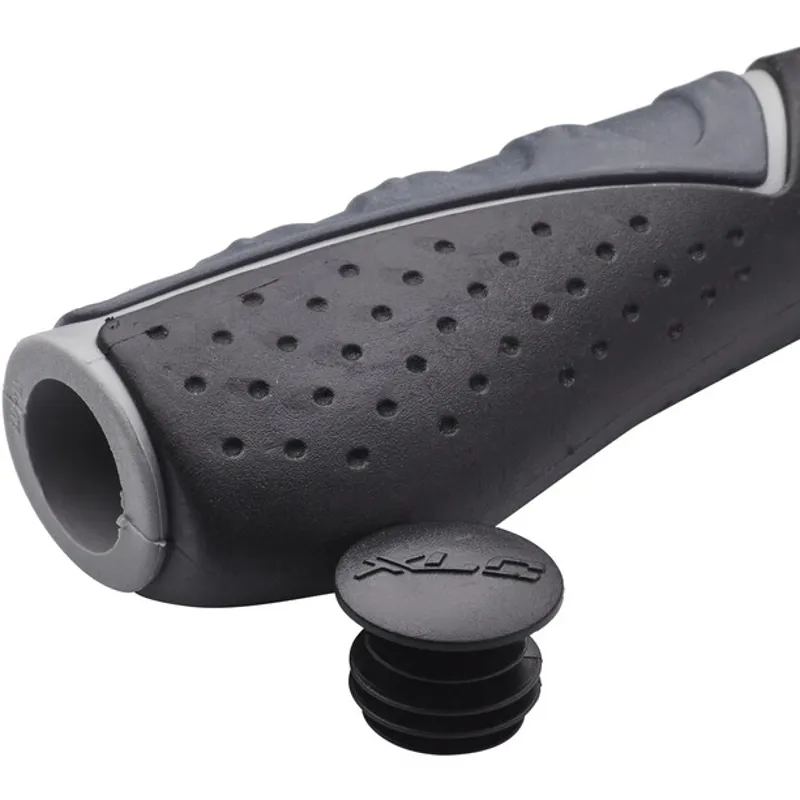 XLC GR-G06 Ergonomic Handlebar Grips Grey 2 XLC GR-G06 Ergonomic Handlebar Grips Grey - Image 2