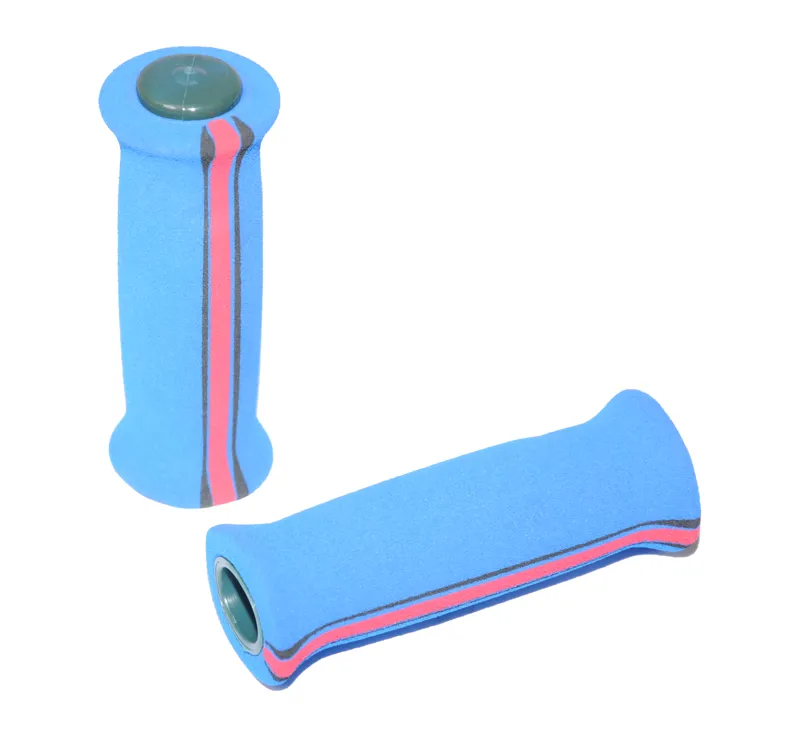 BMX Foam Handlebar Grips Blue 1 BMX Foam Handlebar Grips Blue