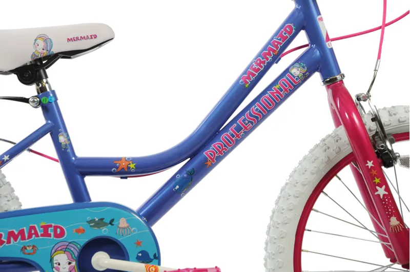 Professional Mermaid 20 Inch Wheel Kids Bike Blue 3 Professional Mermaid 20 Inch Wheel Kids Bike Blue - Image 3