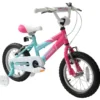 Ammaco Misty 14 Inch Wheel Kids Bike Pink And Blue
