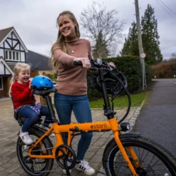 Estarli E20 Pro Electric Folding Bike Orange -Oxford || XLC || Shimano Sales New20kid20seat 4 2