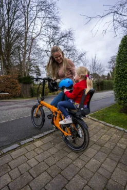 Estarli E20 Pro Electric Folding Bike Orange -Oxford || XLC || Shimano Sales New20kid20seat 9 2