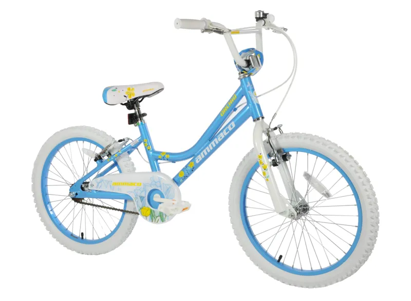 Ammaco Orchid 18 Inch Wheel Kids Bike Blue 1 Ammaco Orchid 18 Inch Wheel Kids Bike Blue