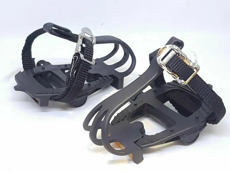 VP Road Bike Pedals And Toe Clips 3 VP Road Bike Pedals And Toe Clips - Image 3