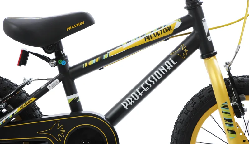 Professional Phantom 14 Inch Wheel Kids Bike Black 2 Professional Phantom 14 Inch Wheel Kids Bike Black - Image 2