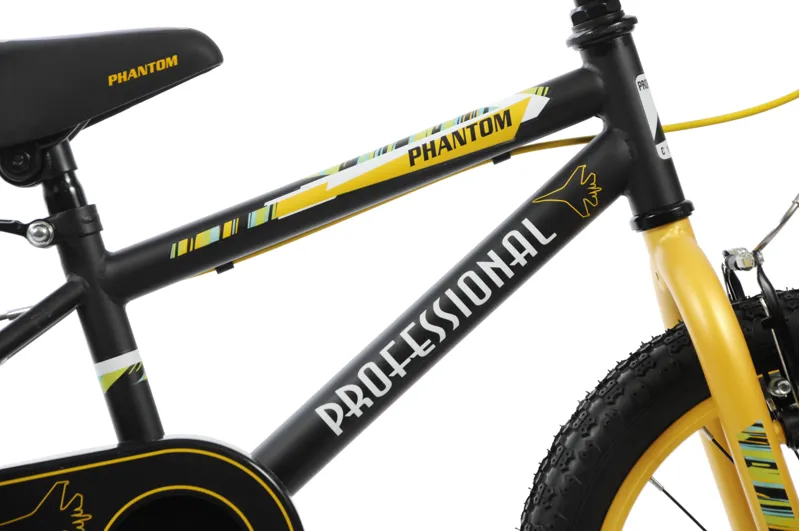 Professional Phantom 16 Inch Wheel Kids Bike Black 5 Professional Phantom 16 Inch Wheel Kids Bike Black - Image 5