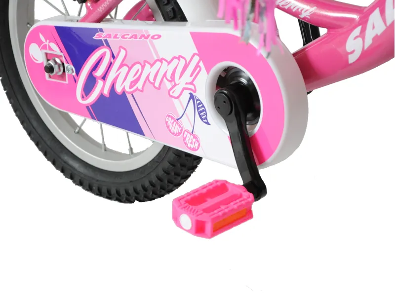 Salcano Cherry 14 Inch Wheel Kids Bike Pink And White 6 Salcano Cherry 14 Inch Wheel Kids Bike Pink And White - Image 6