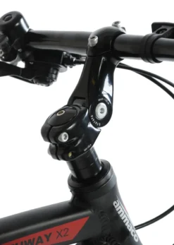 Ammaco Pathway X2 Sports Hybrid Bike Black -Oxford || XLC || Shimano Sales PW2010