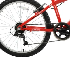 Ammaco Python 24 Inch Kids Mountain Bike Red -Oxford || XLC || Shimano Sales PYTHON202203