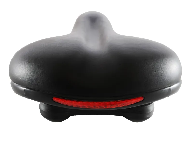 Ammaco Comfort Saddle With Reflector Black 5 Ammaco Comfort Saddle With Reflector Black - Image 5