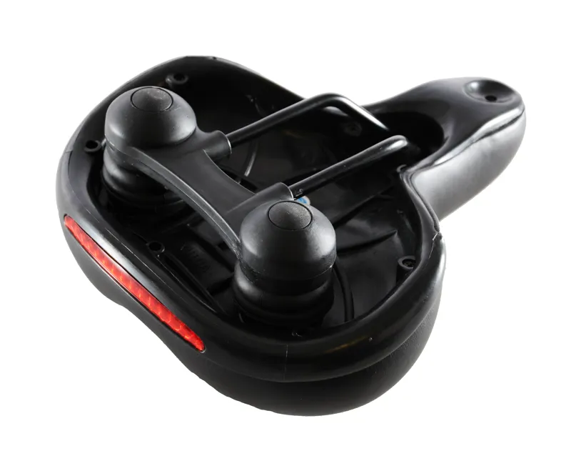 Ammaco Comfort Saddle With Reflector Black 4 Ammaco Comfort Saddle With Reflector Black - Image 4