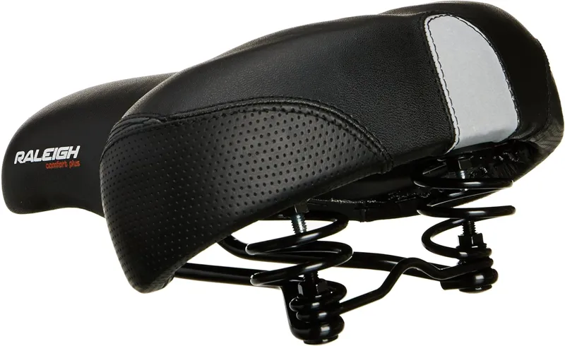 Raleigh Gel Sprung Saddle Black 2 Raleigh Gel Sprung Saddle Black - Image 2