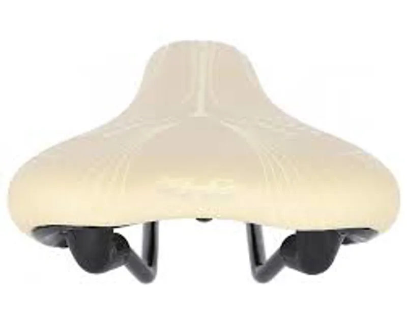 XLC SA-E17 Mens Trekking Saddle Cream 2 XLC SA-E17 Mens Trekking Saddle Cream - Image 2