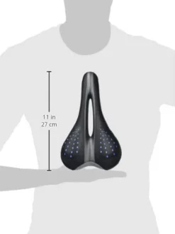 XLC Globetrotter Gel Saddle Black -Oxford || XLC || Shimano Sales SA7458c